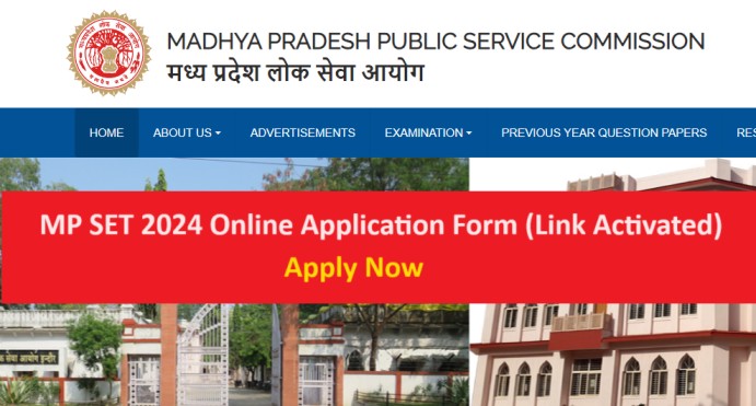 Sarkari Result MP SET 2024 Online Application Form Link