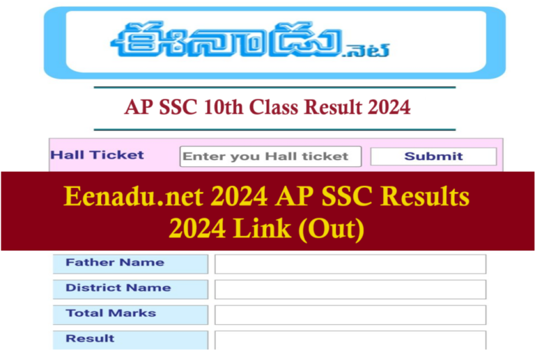 Eenadu AP SSC Results 2024 (Out) 2024 SSC 10th