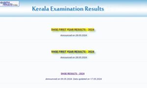 Keralaresults.nic.in 2024 Plus One Result Link (Out) DHSE Kerala Plus ...